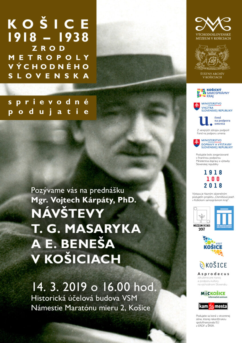 Vo Východoslovenskom múzeu priblížia návštevy predstaviteľov prvej Československej republiky