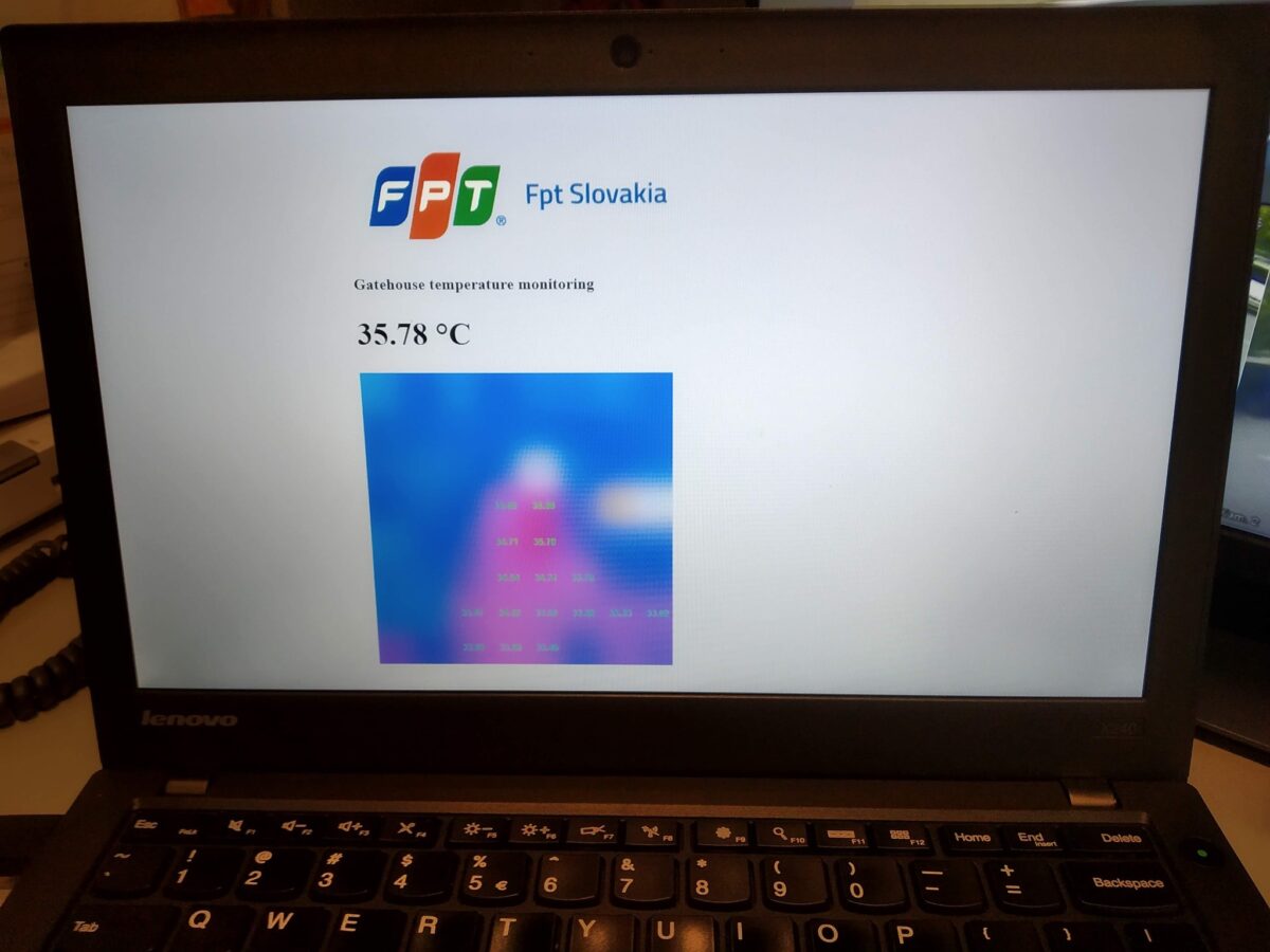 Automatizované meranie teploty si firma vyvinula sama