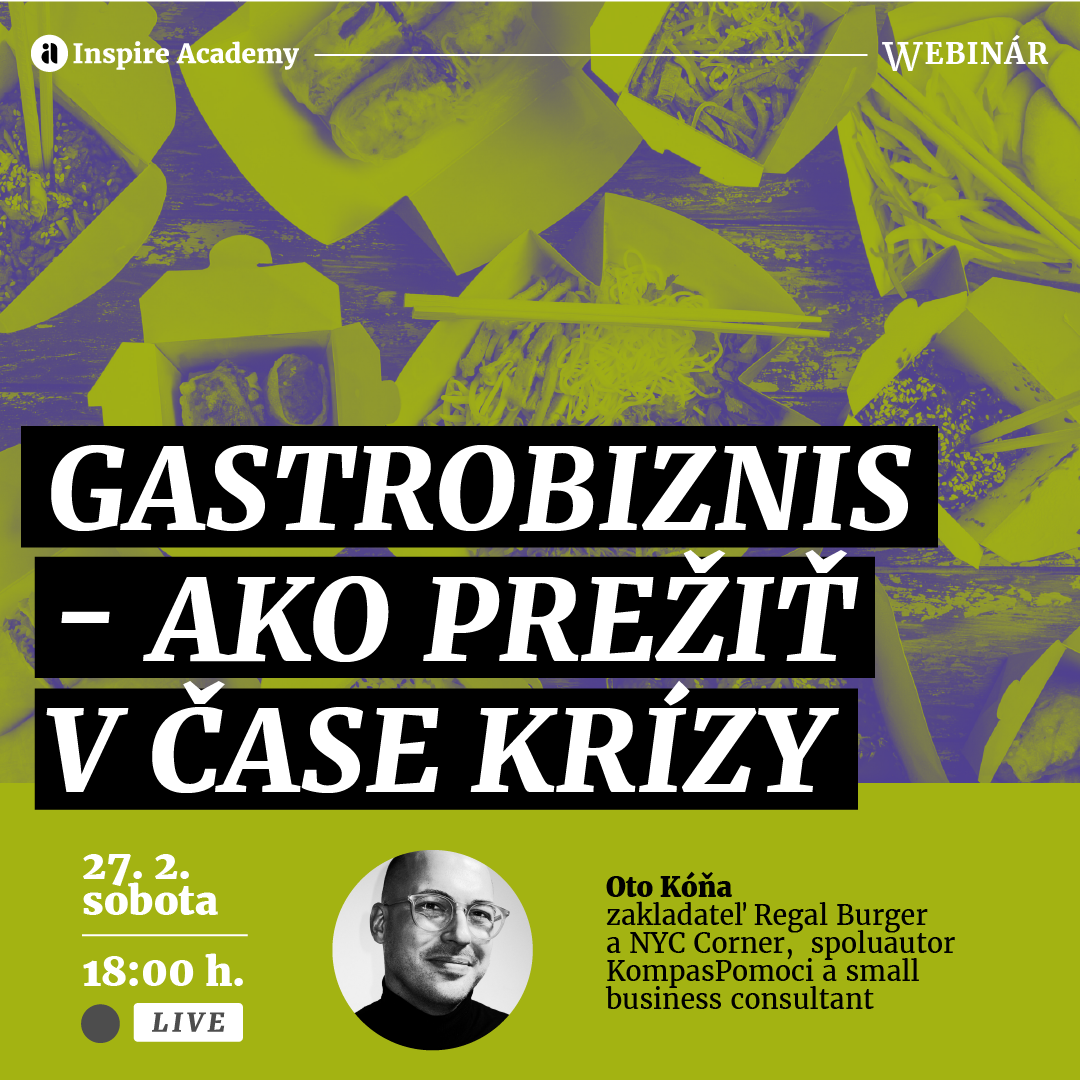 Ako v čase pandémie pomôcť podnikaniu v gastronómii prežiť a dokonca prosperovať?