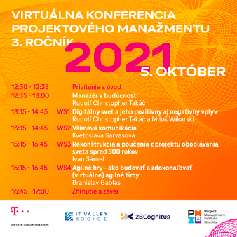 Virtuálna PM Konferencia - program 