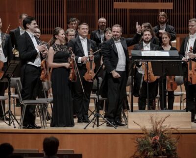 Nastávajúci šéfdirigent ŠfK Robert Jindra a orchester ŠfK_foto Jaroslav Ľaš