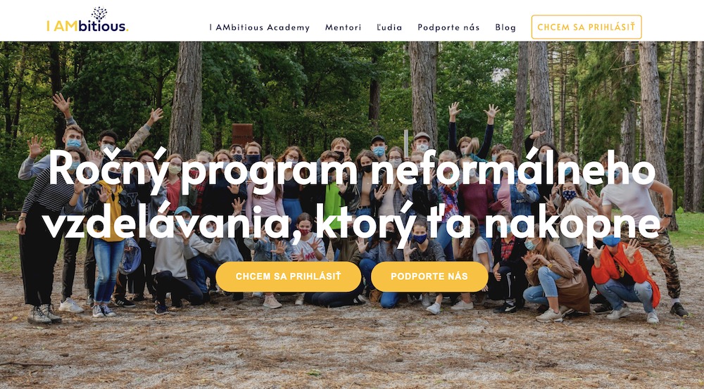 I AMbitious otvorilo prihlasovanie do 5. ročníka, ročný rozvojový program pre stredoškolákov a stredoškoláčky smeruje aj na východ Slovenska
