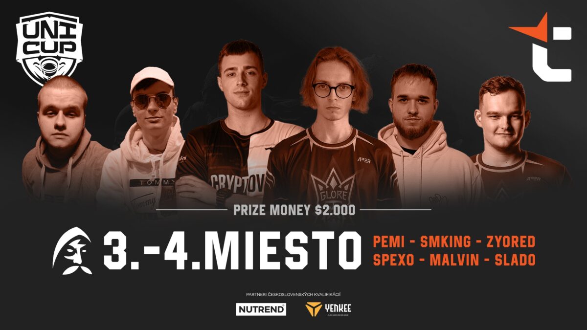 Slovenský univerzitný CS:GO tím v najlepšej štvorke Európy