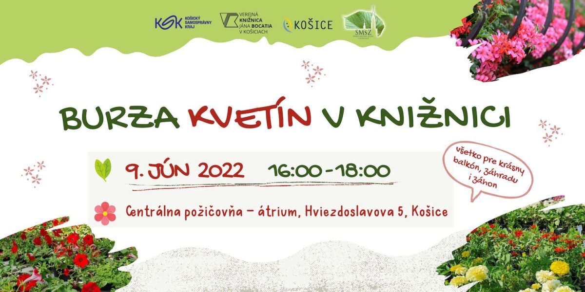 Knižnicu na Hviezdoslavovej zaplnia kvety