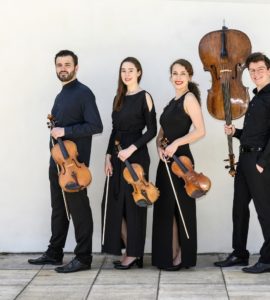 Sláčikové kvarteto Kukal Quartet. Foro: Petra Hájska