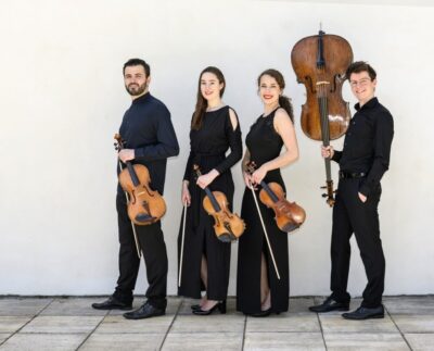 Sláčikové kvarteto Kukal Quartet. Foro: Petra Hájska