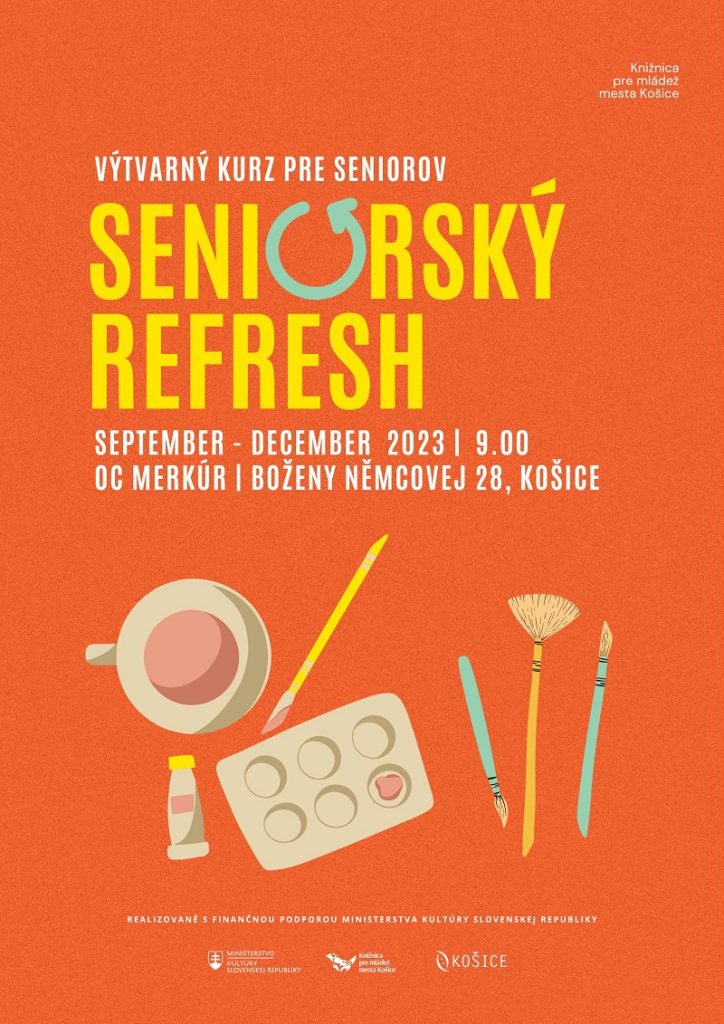 Seniorský refresh Knižnica pre mládež mesta Košice 