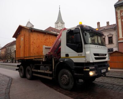 stánky vianočné na Hlavnej