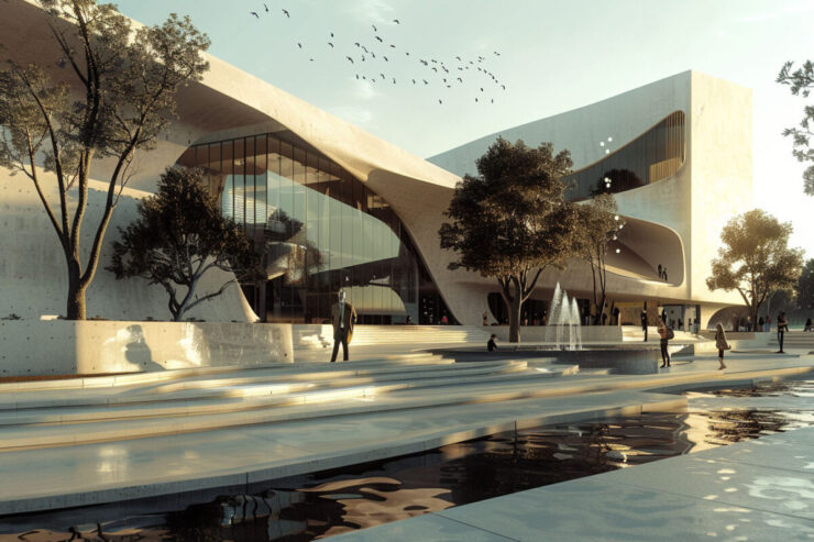 ilustračná vizualizácia Centrum tradičnej kultúry