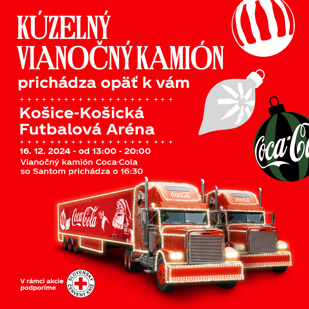 Vianočný kamión dorazí aj do Košíc 