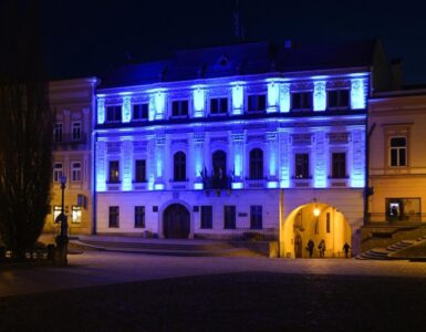 modrá radnica v Prešove