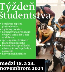 týždeň študentstva 2024