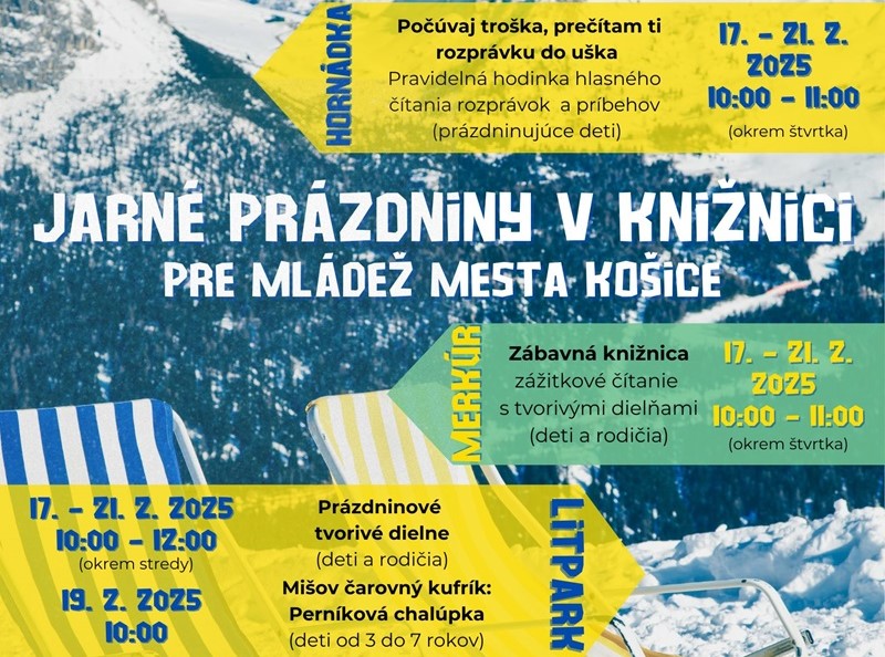 Jarné prázdniny môžu byť vďaka knižnici ako z rozprávky