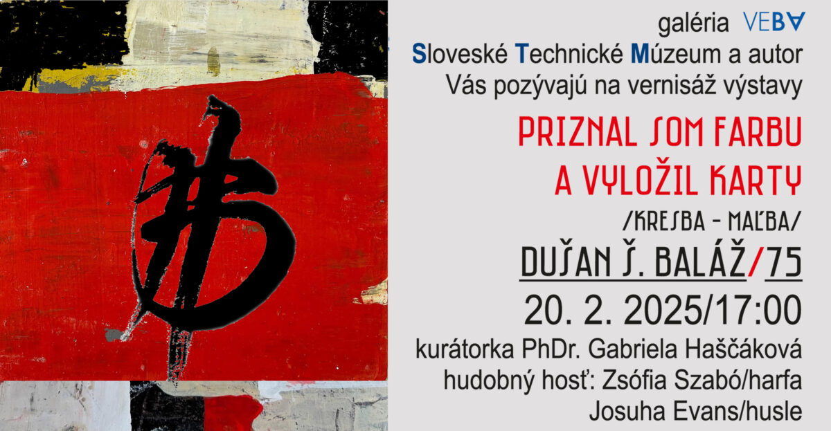 Technické múzeum pozýva na výstavu tvorby Dušana Baláža k životnému jubileu