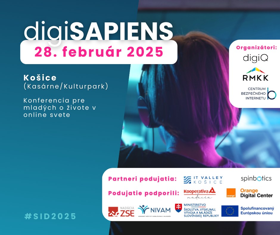 Konferencia digiSAPIENS – život mladých ľudí v online svete