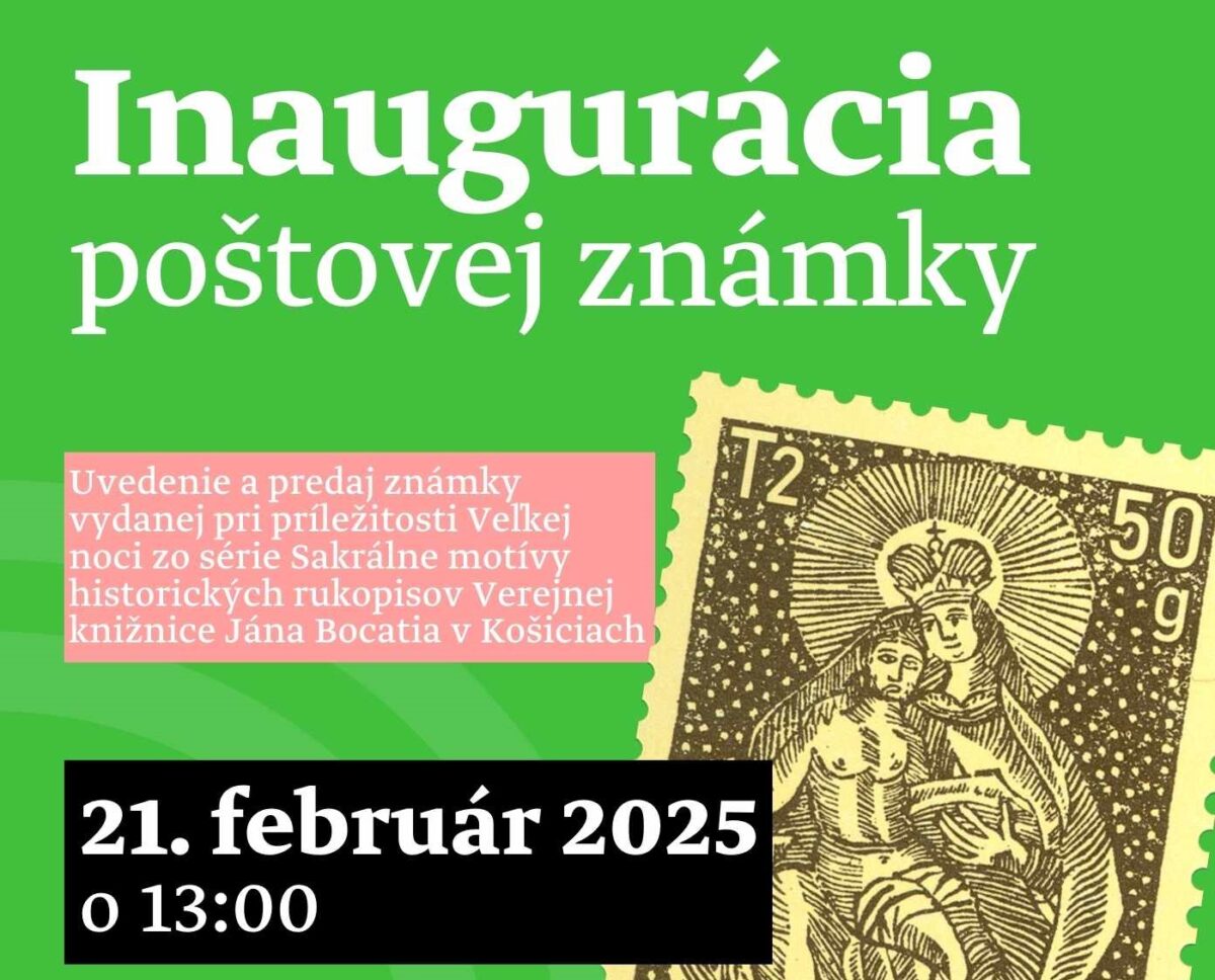 Príďte na inauguráciu veľkonočnej poštovej známky do košickej knižnice