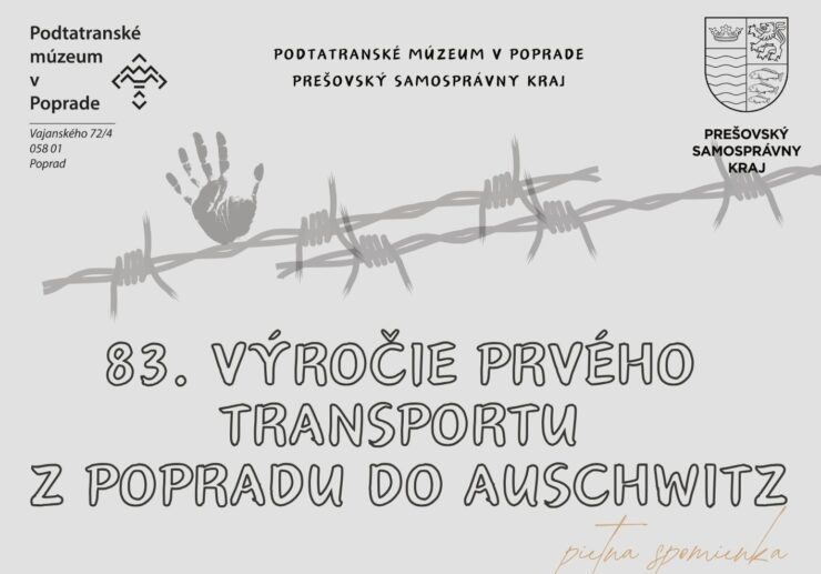 83. výročie prvého transportu z Popradu do Auschwitz