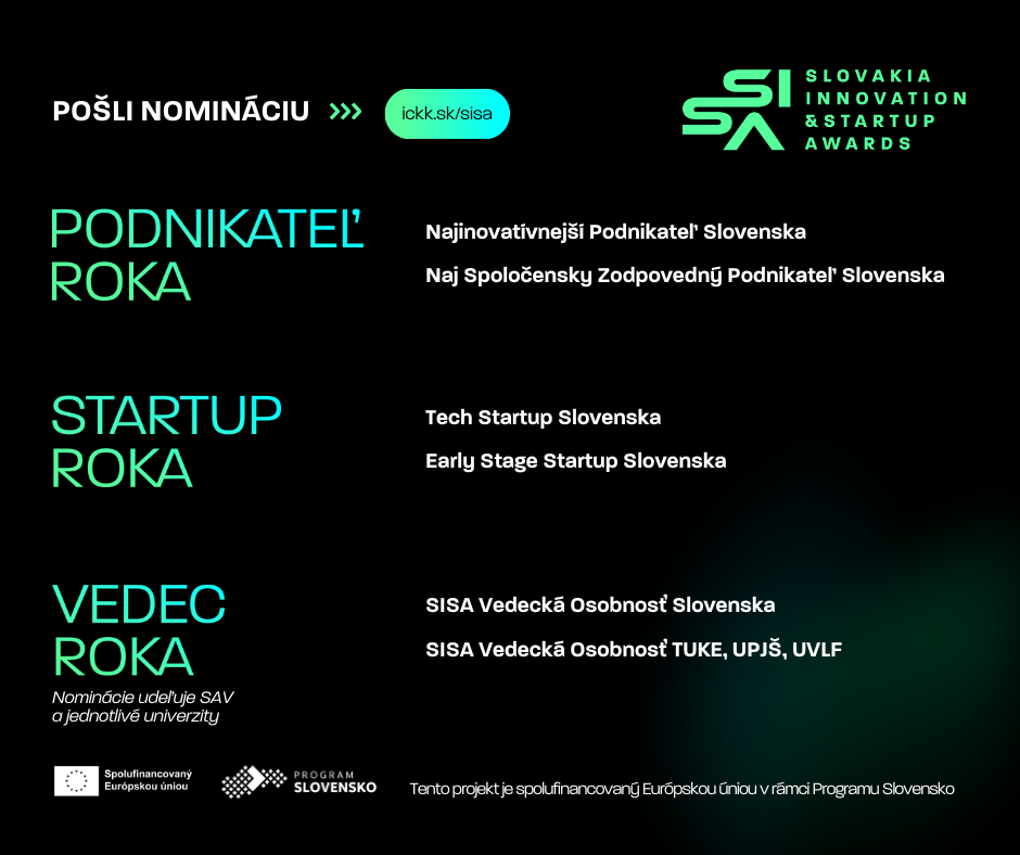 Poznáte osobnosti, ktoré posúvajú Slovensko vpred? Nominujte ich na SISA!