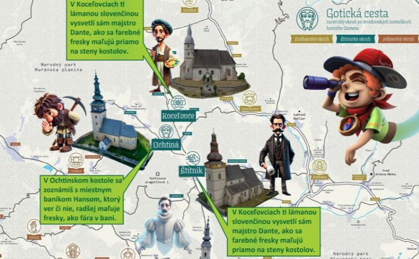 Na Gemeri vznikla nová mobilná hra, ktorá spája zábavu s objavovaním gotických kostolíkov