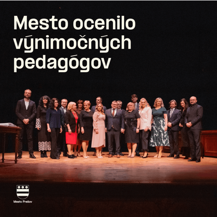ocenení pedagógovia Prešov