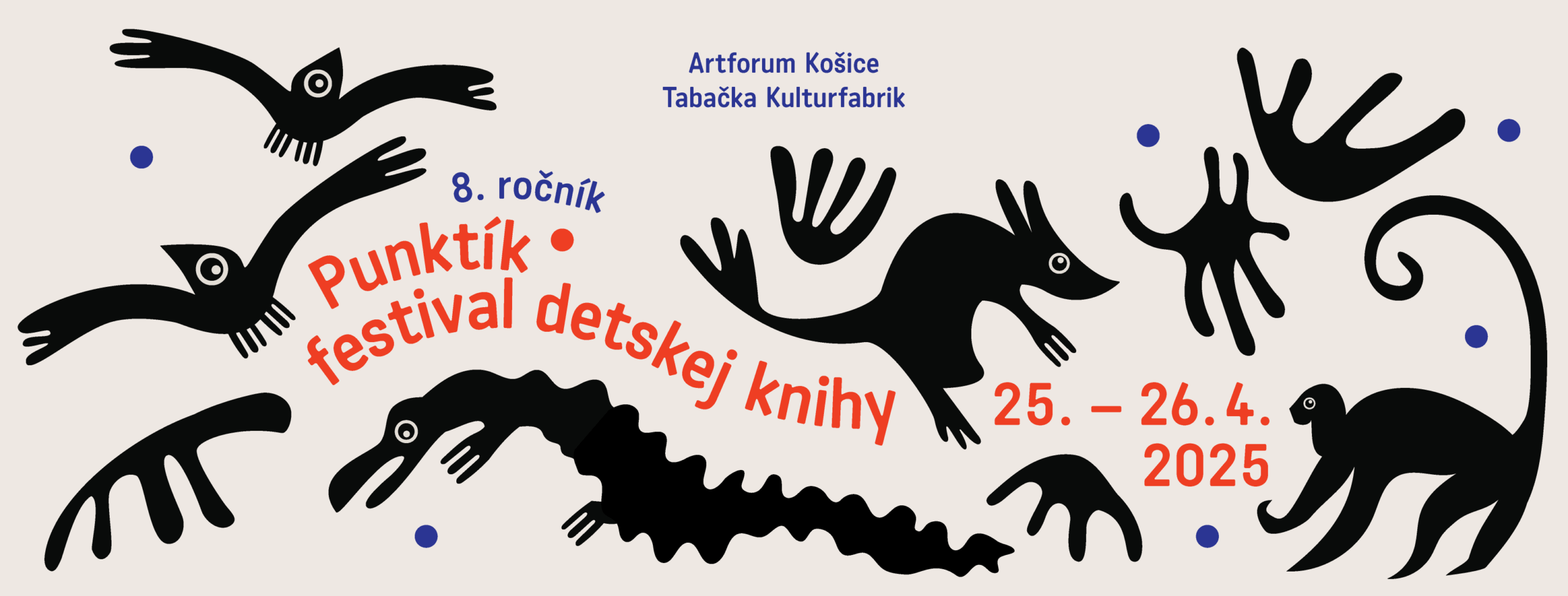 Košice budú opäť patriť deťom a knihám. Festival Punktík 2025 prinesie do Tabačky príbehy, divadlo aj tvorivé dielne