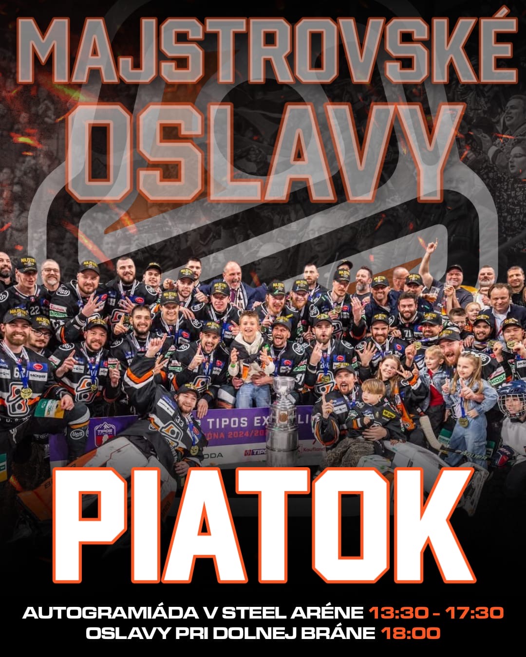 Oslavy titulu HC Košice na Dolnej bráne stihnete už dnes!