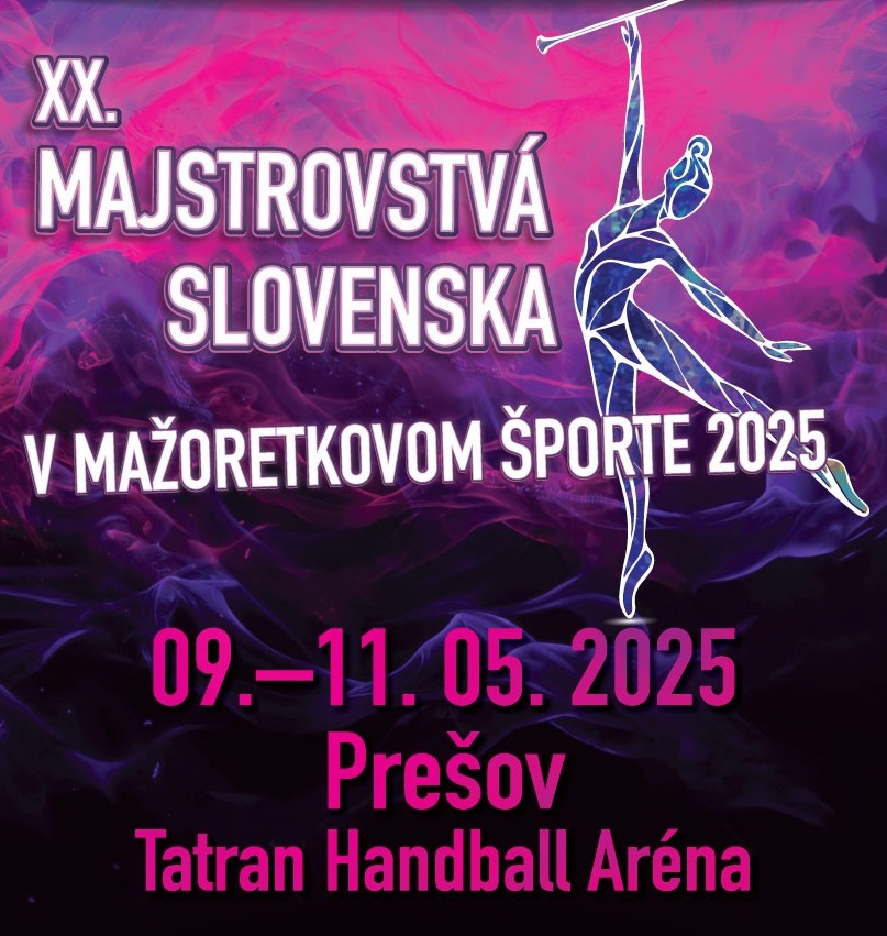 Prešov hostí Majstrovstvá Slovenska v mažoretkovom športe
