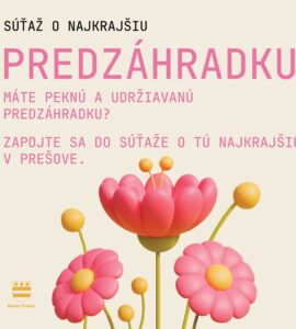 súťaž o predzáhradku