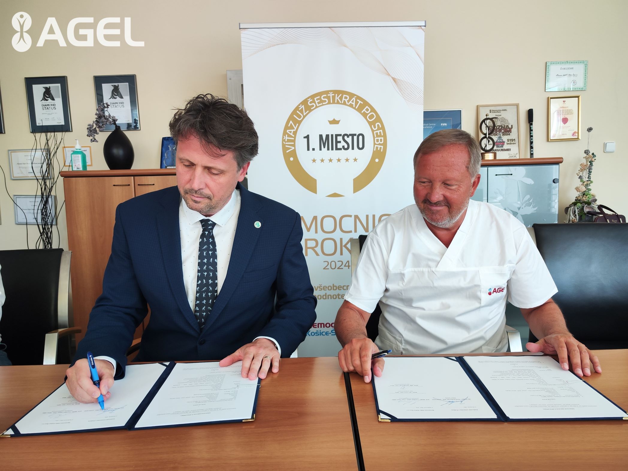 Nemocnica AGEL Košice-Šaca a Fakulta športu Prešovskej univerzity podpísali zmluvu o spolupráci