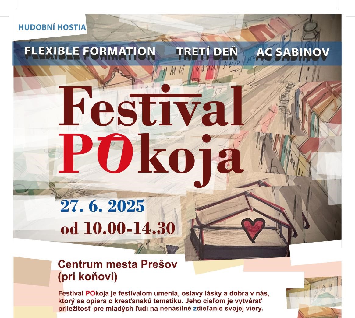 Festival POkoja v Prešove prinesie medzi ľudí lásku