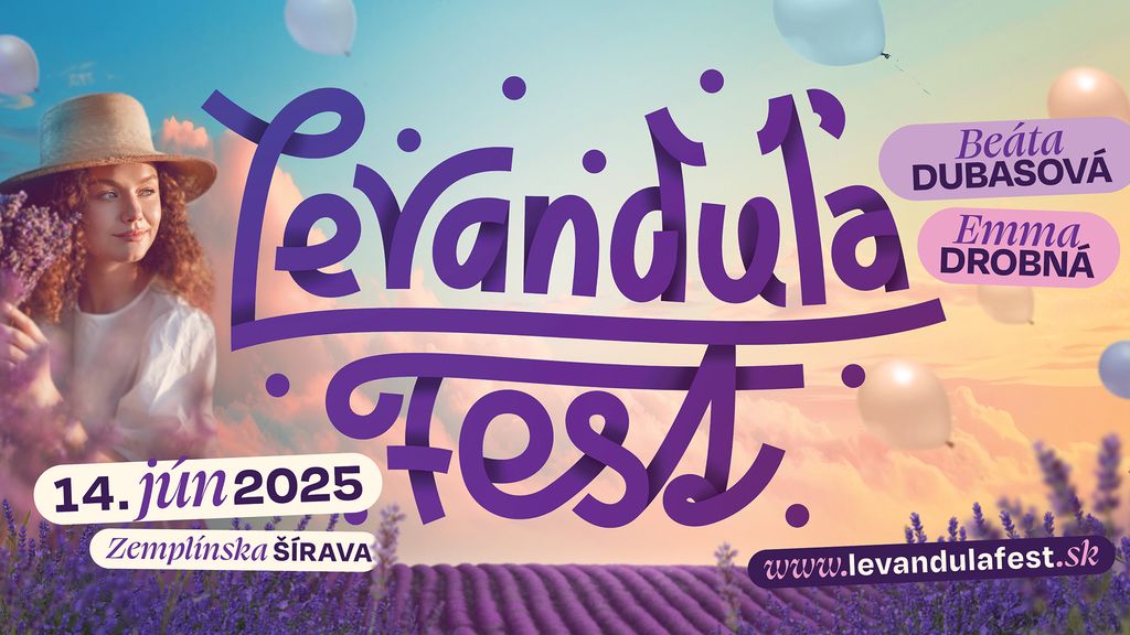 Sobota bude patriť úprimnému a zábavnému Levanduľa Festu. Vystúpi aj Emma Drobná