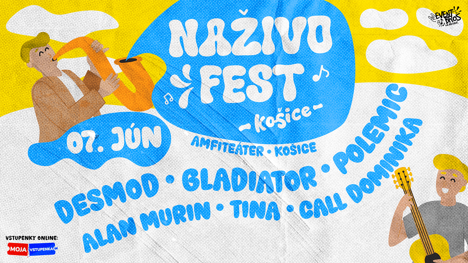 Amfiteáter v sobotu ovládne NAŽIVO FEST KOŠICE
