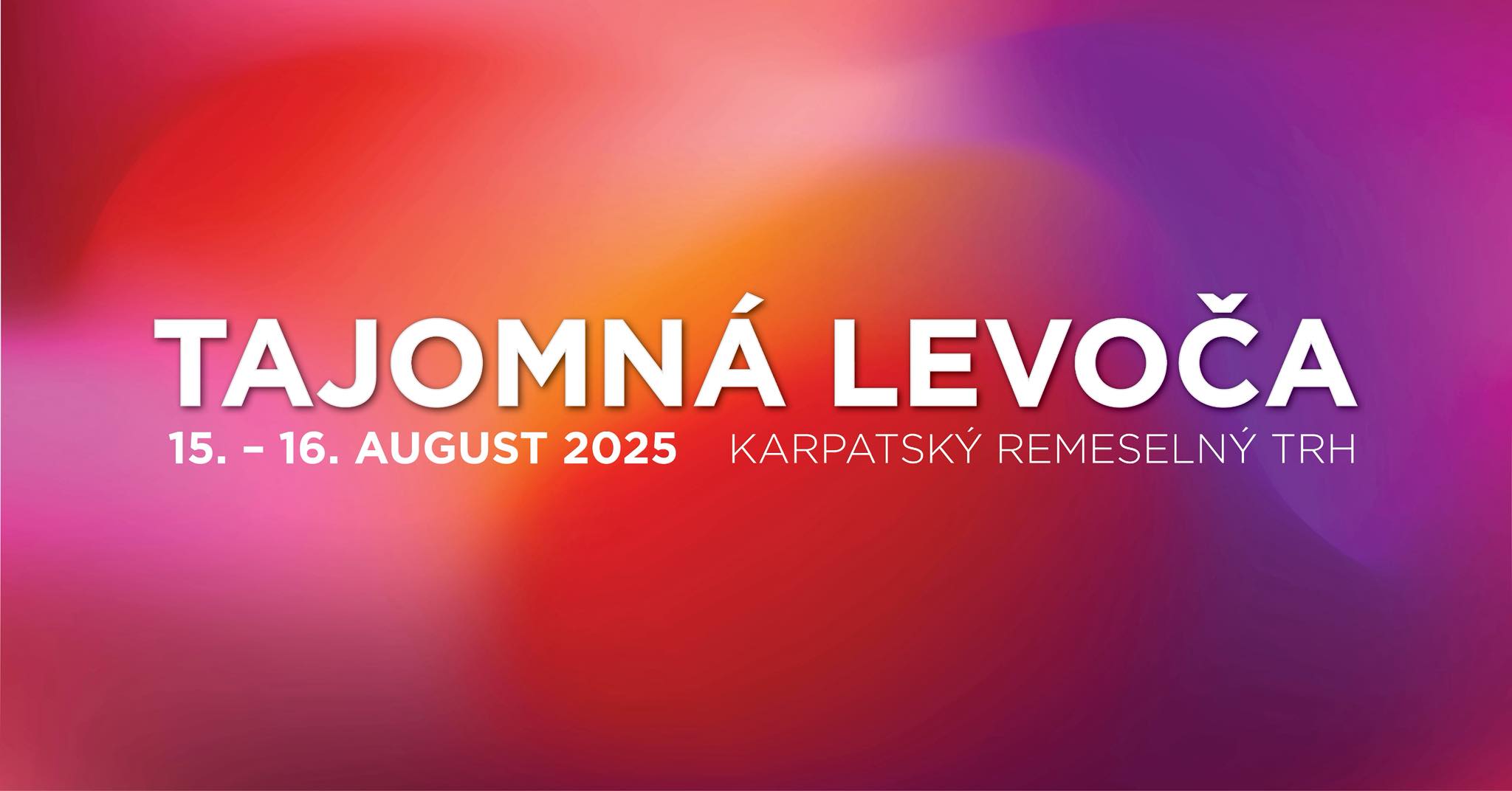 Užite si unikátne podujatie Tajomná Levoča 2025
