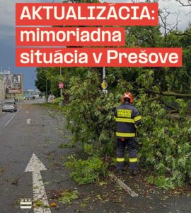 Prešov mimoriadna situácia