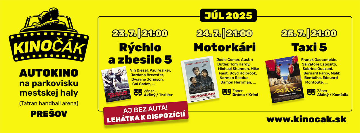 Do Prešova sa vracia letné autokino s atraktívnou ponukou