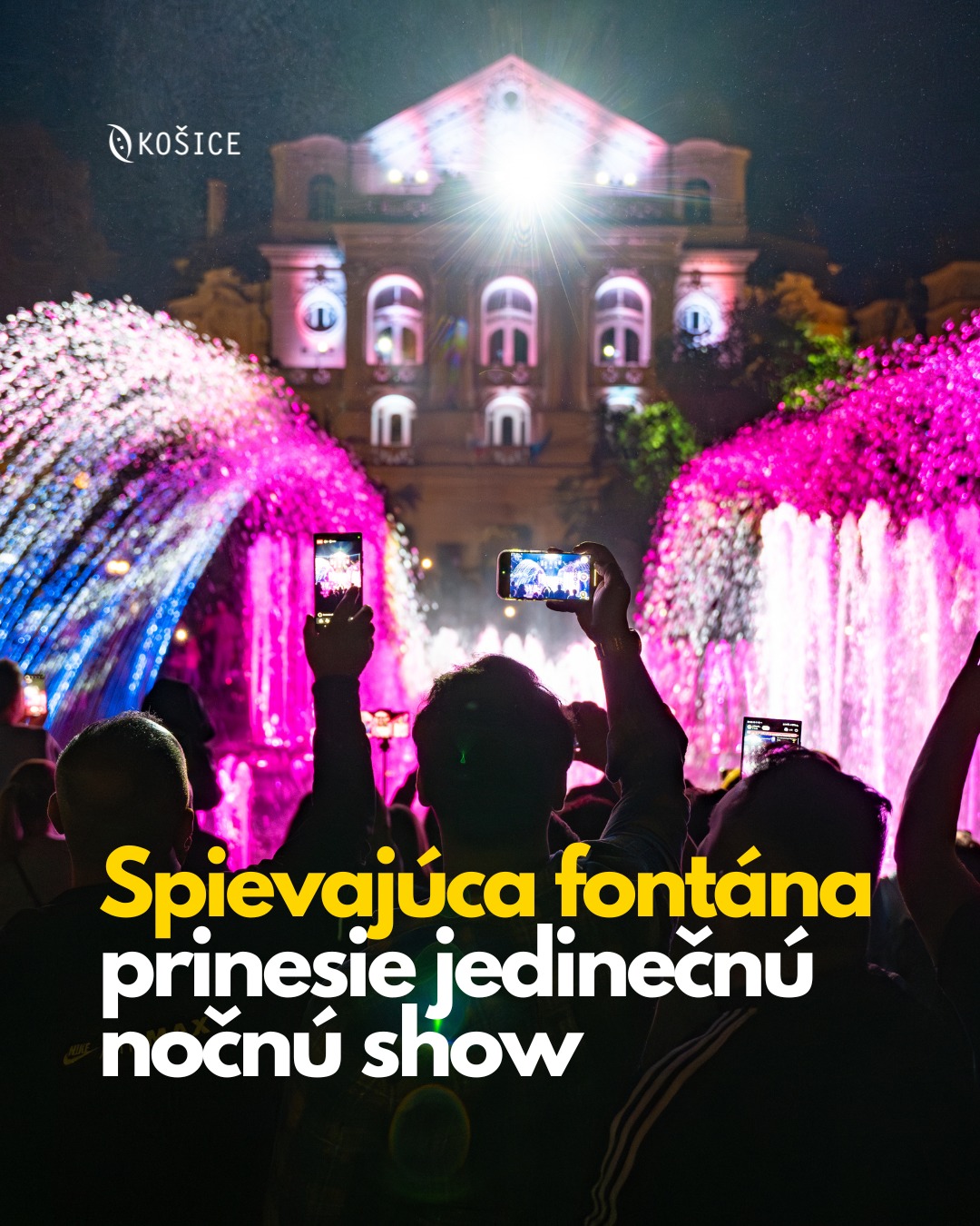 Košická Spievajúca fontána prinesie jedinečnú šou
