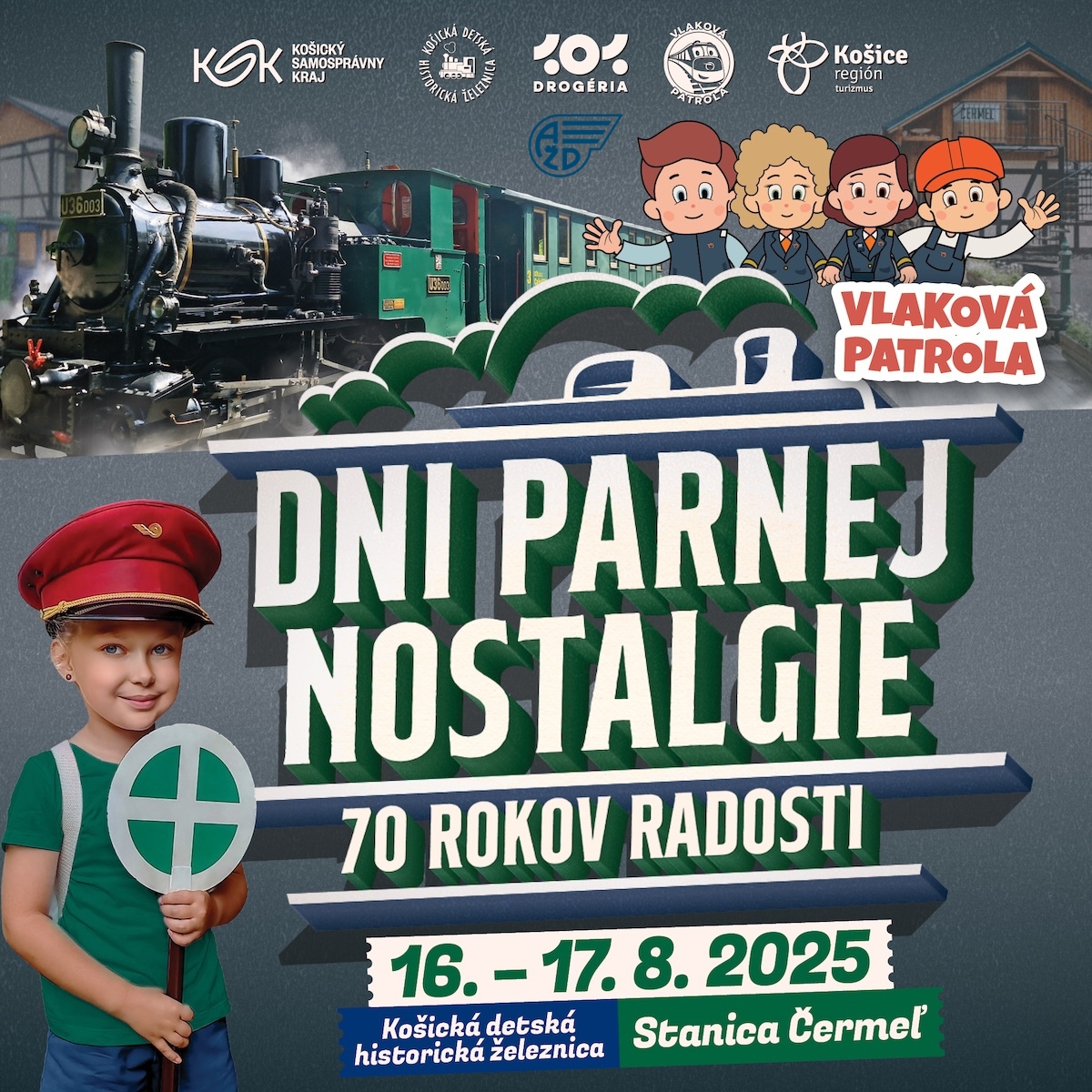Jediná detská železnica na Slovensku oslavuje 70 rokov. Pozýva vás na víkend plný pary, nostalgie a rodinnej zábavy