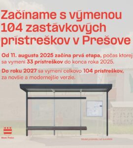 Prešov prístrešky