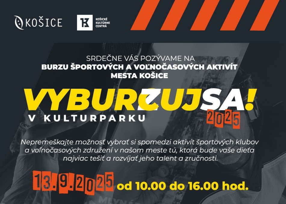 Sobotné podujatie Vyburc(z)uj sa ponúkne bohatý program