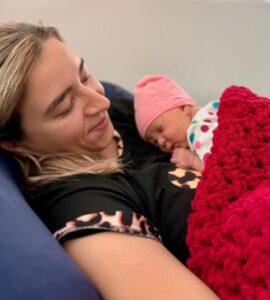 Mamička v nemocnici Krompachy