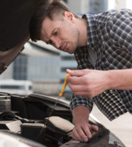 Kontrola motorového oleja