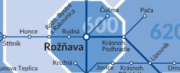 Rožňava mapa
