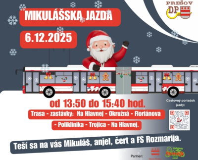 Mikulášsky autobus Prešov