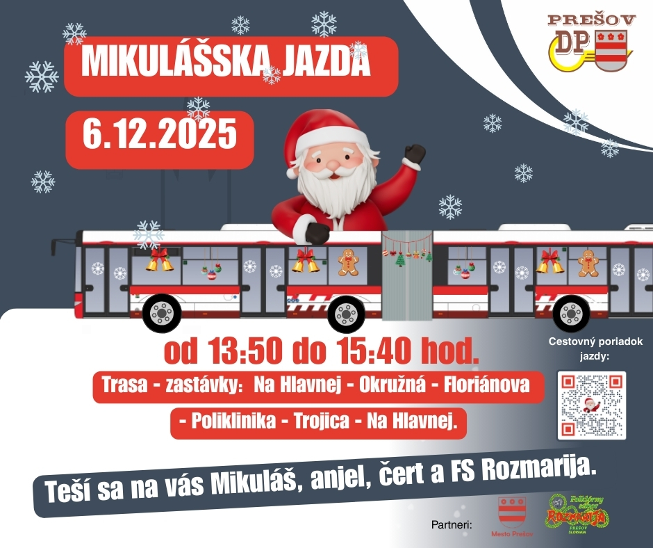 Do Prešova zavíta Mikulášsky autobus