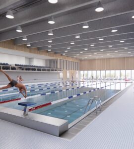 plaváreň Kráľovský Chlmec vizualizácia