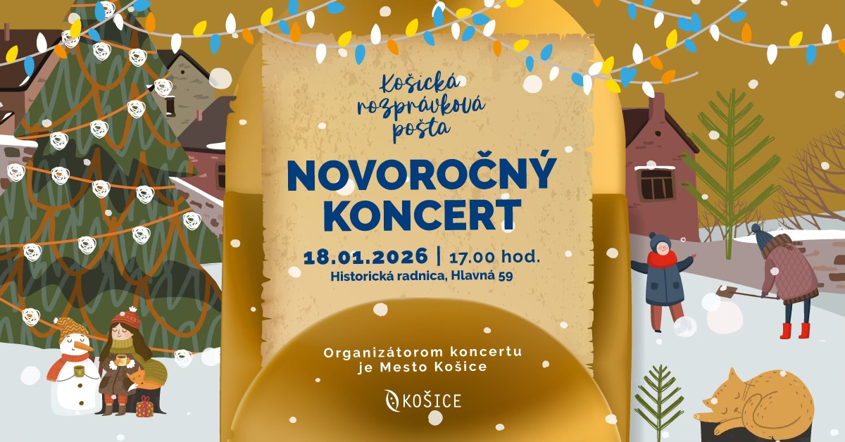 Novoročný koncert mesta si v Košiciach môžete užiť zadarmo