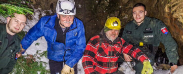 záchrana muža v štôlni