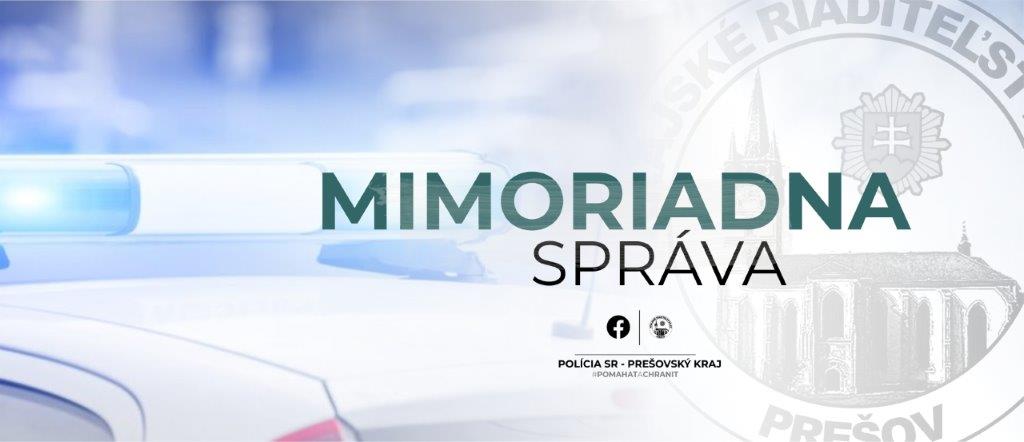 Mimoriadna správa! Vo Vranove nad Topľou našli v byte 3 mŕtvych