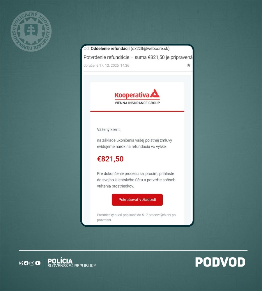 Polícia varuje pred extrémne nebezpečnými podvodmi
