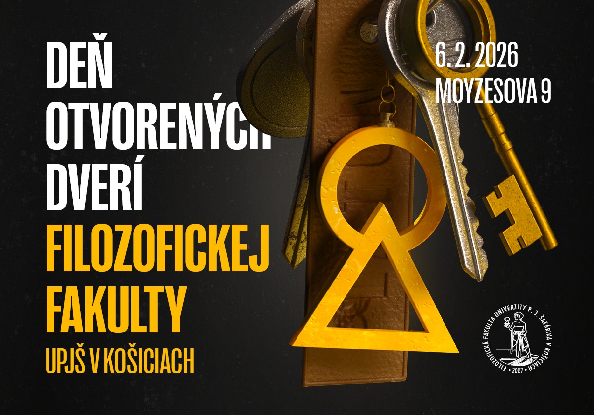 Vyskúšajte si, ako chutí študentský život na Filozofickej fakulte UPJŠ v Košiciach